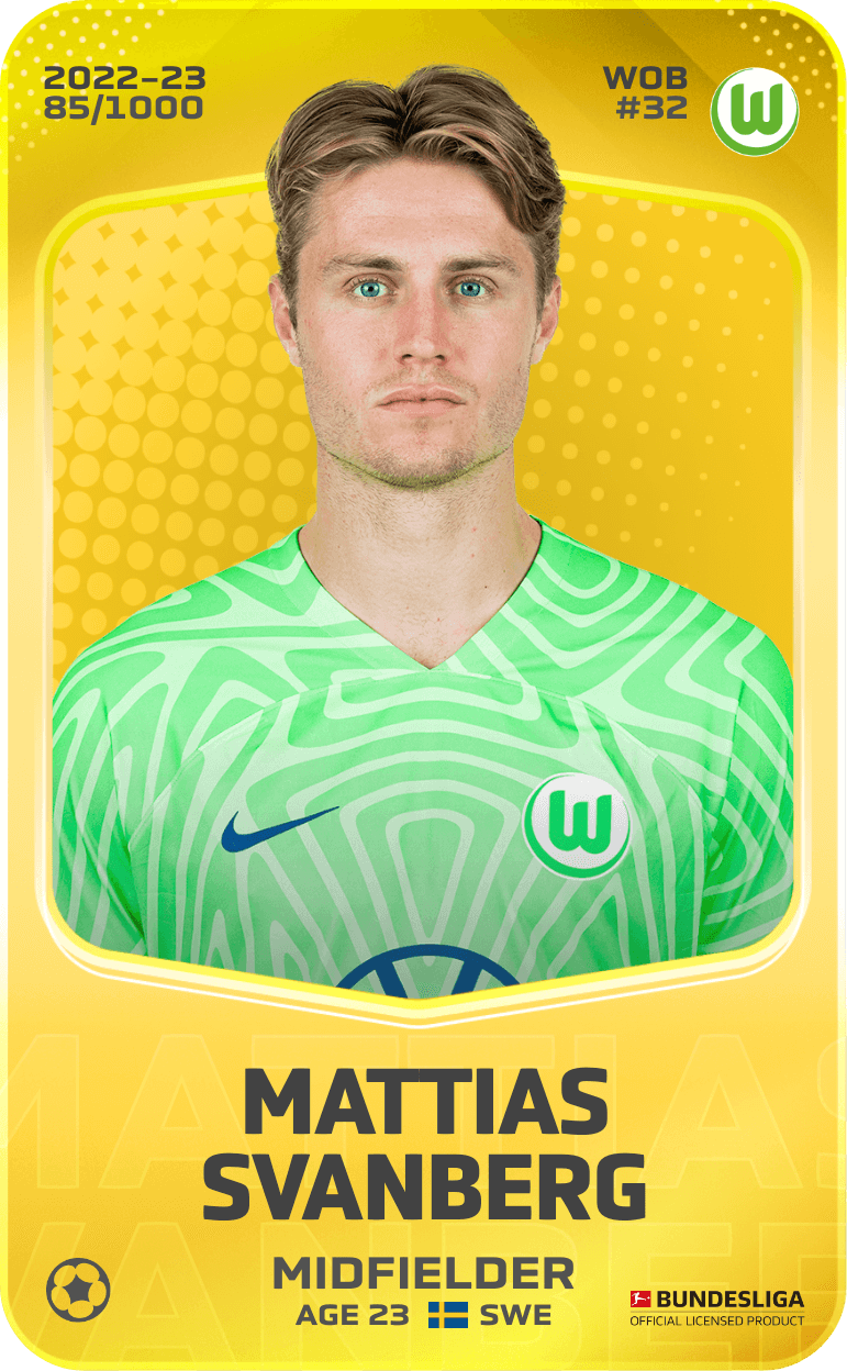 Mattias Svanberg 2022-23 • Limited 85/1000