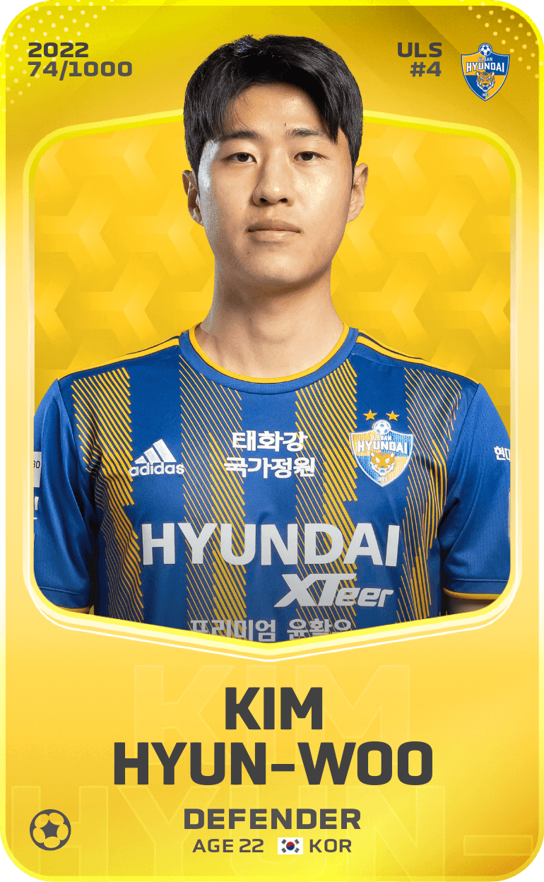 Kim Hyun-Woo 2022-23 • Limited 74/1000