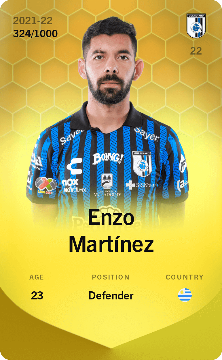 Enzo Martínez 2021-22 • Limited 324/1000