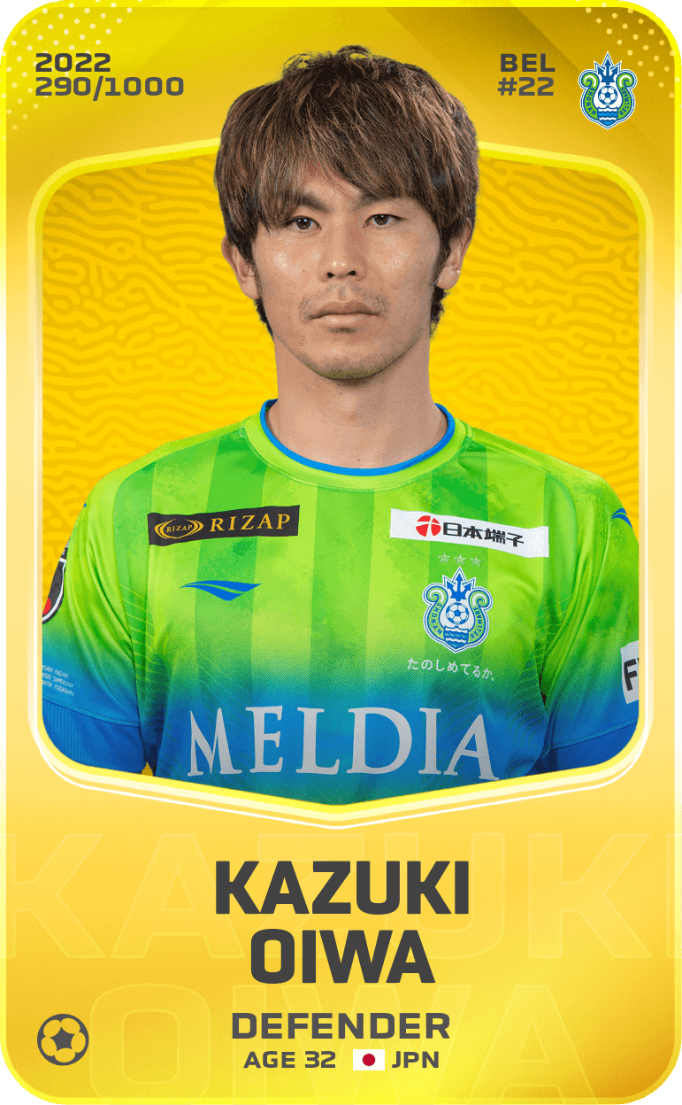 Kazuki Oiwa 2022-23 • Limited 290/1000