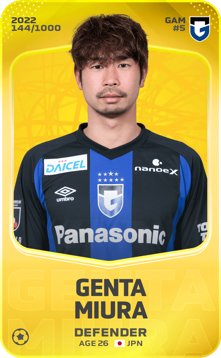 Genta Miura 2022-23 • Limited 144/1000