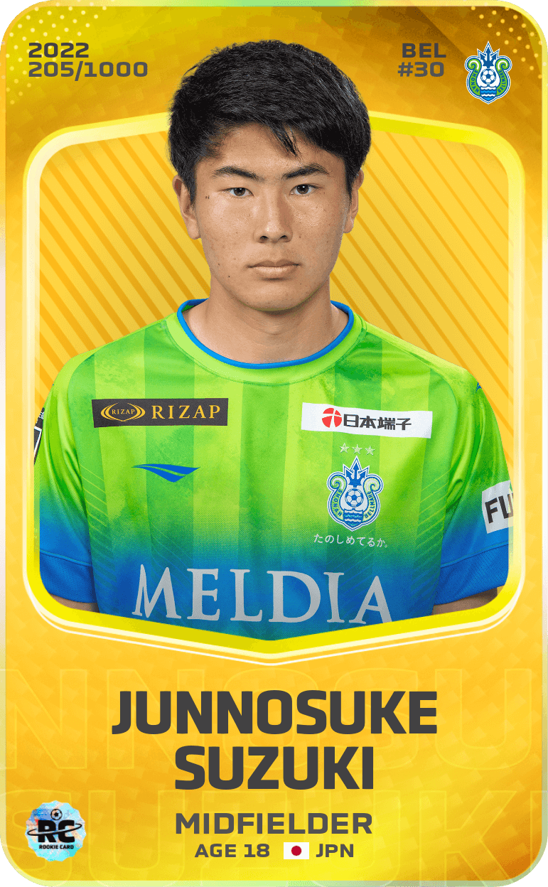 Junnosuke Suzuki 2022-23 • Limited 205/1000