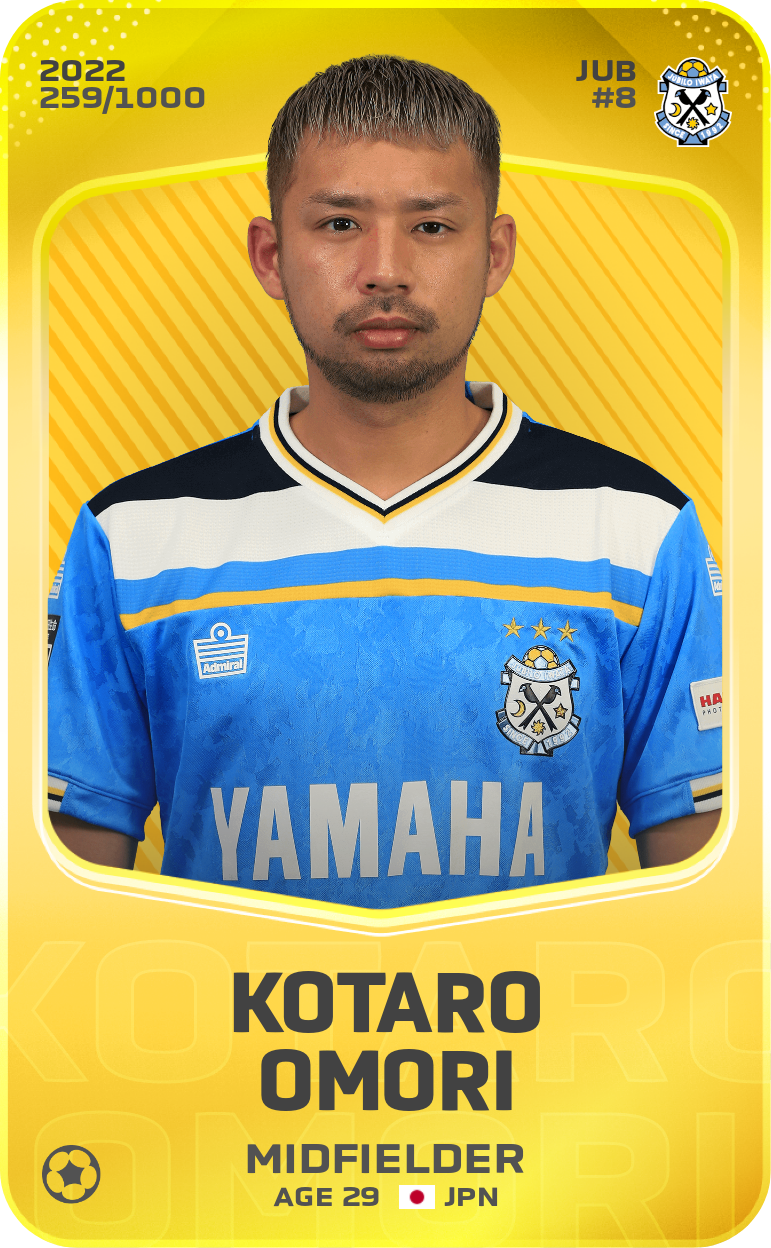 Sorare - Sorare Official - Kotaro Omori 2022-23 • Limited 259/1000 - NFT # 69706377728340074198033134737933736471293242646059425453452210586992231690194