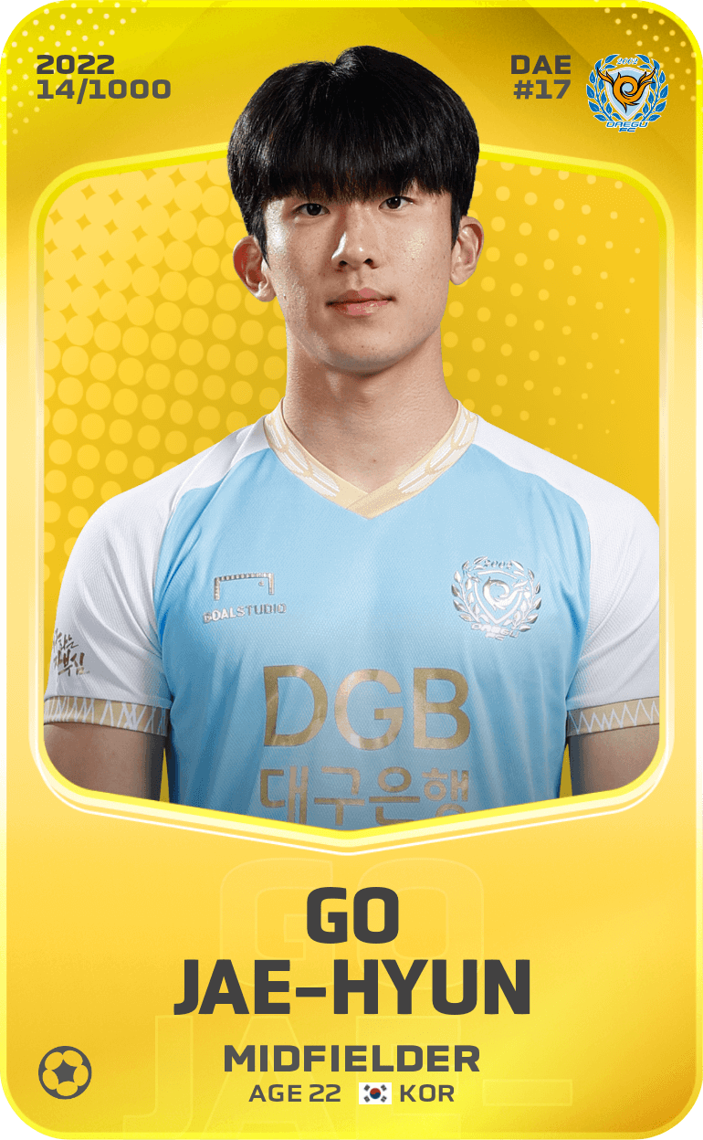 Go Jae-Hyun 2022-23 • Limited 14/1000