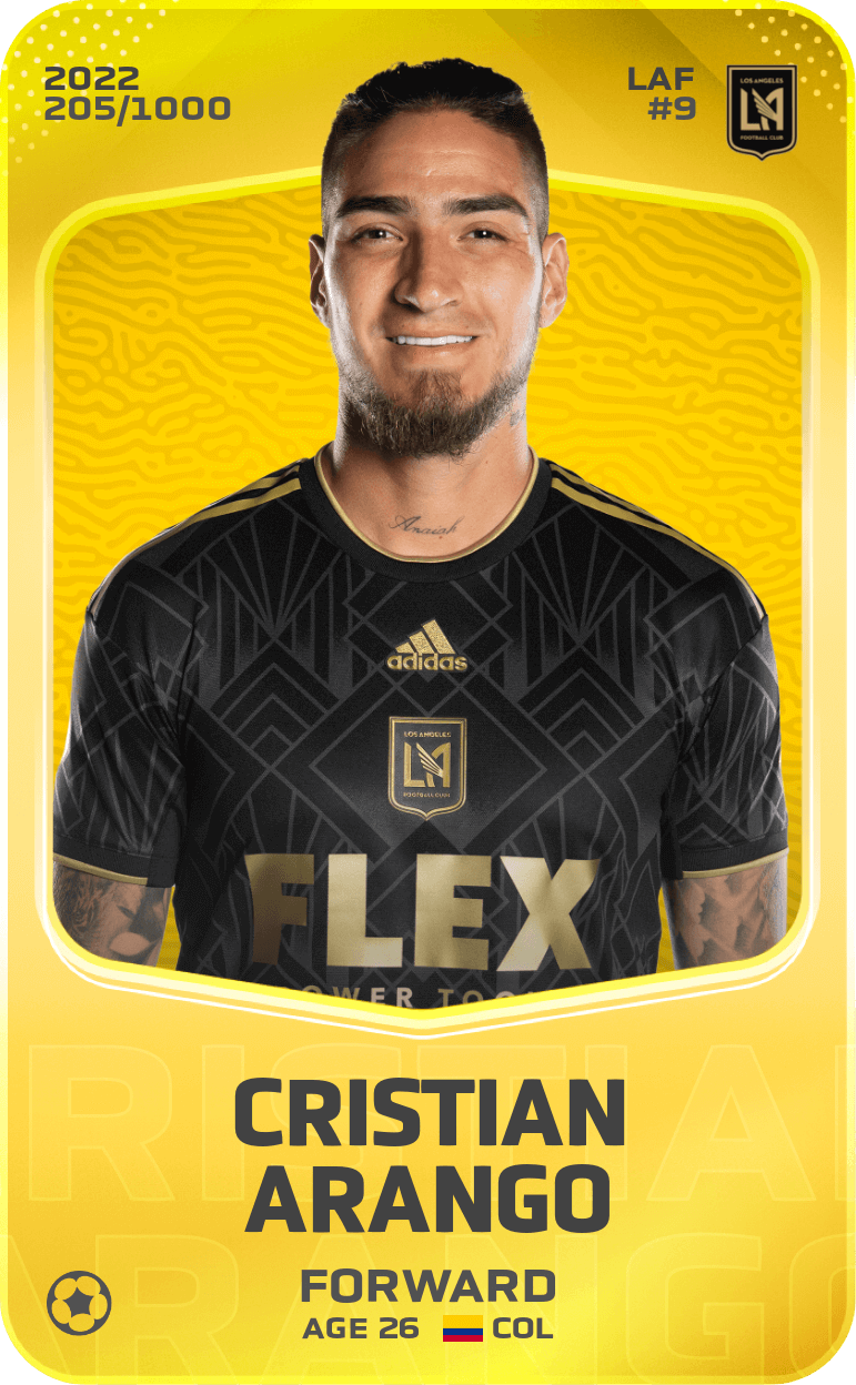 Cristian Arango 2022-23 • Limited 205/1000