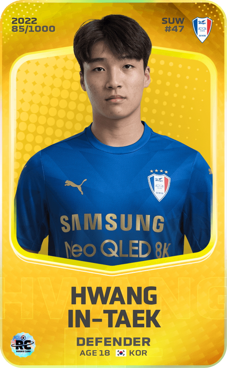 Hwang In-Taek 2022-23 • Limited 85/1000