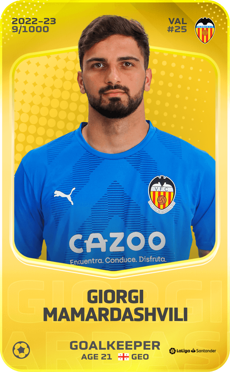 Giorgi Mamardashvili 2022-23 • Limited 9/1000