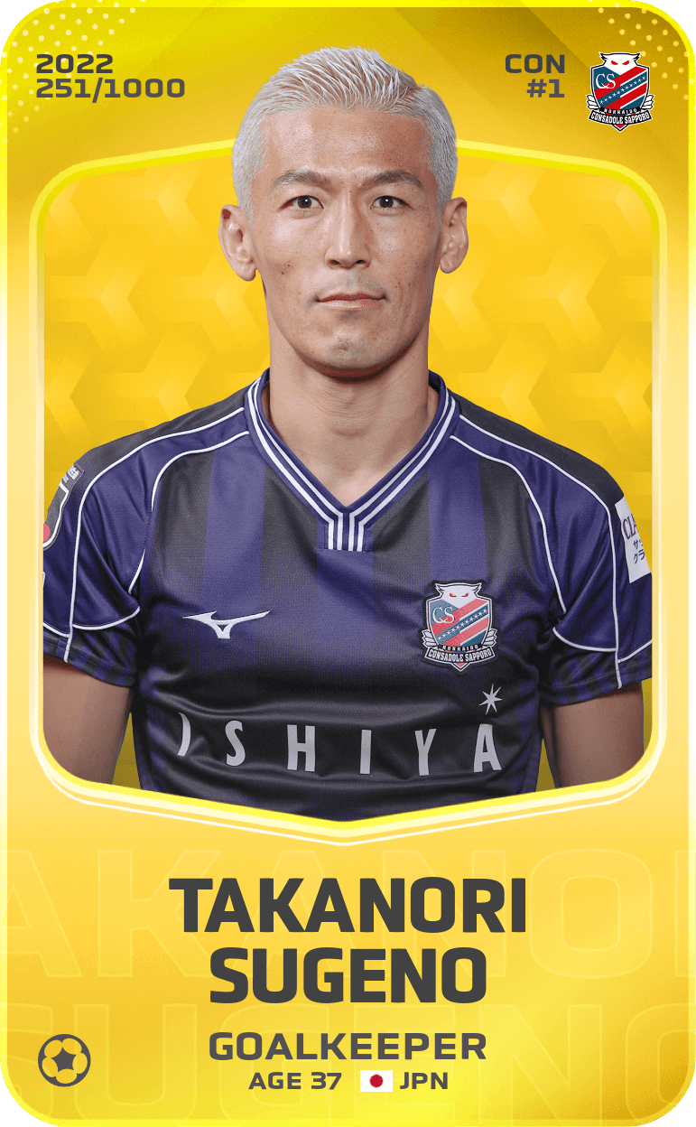 Takanori Sugeno 2022-23 • Limited 251/1000