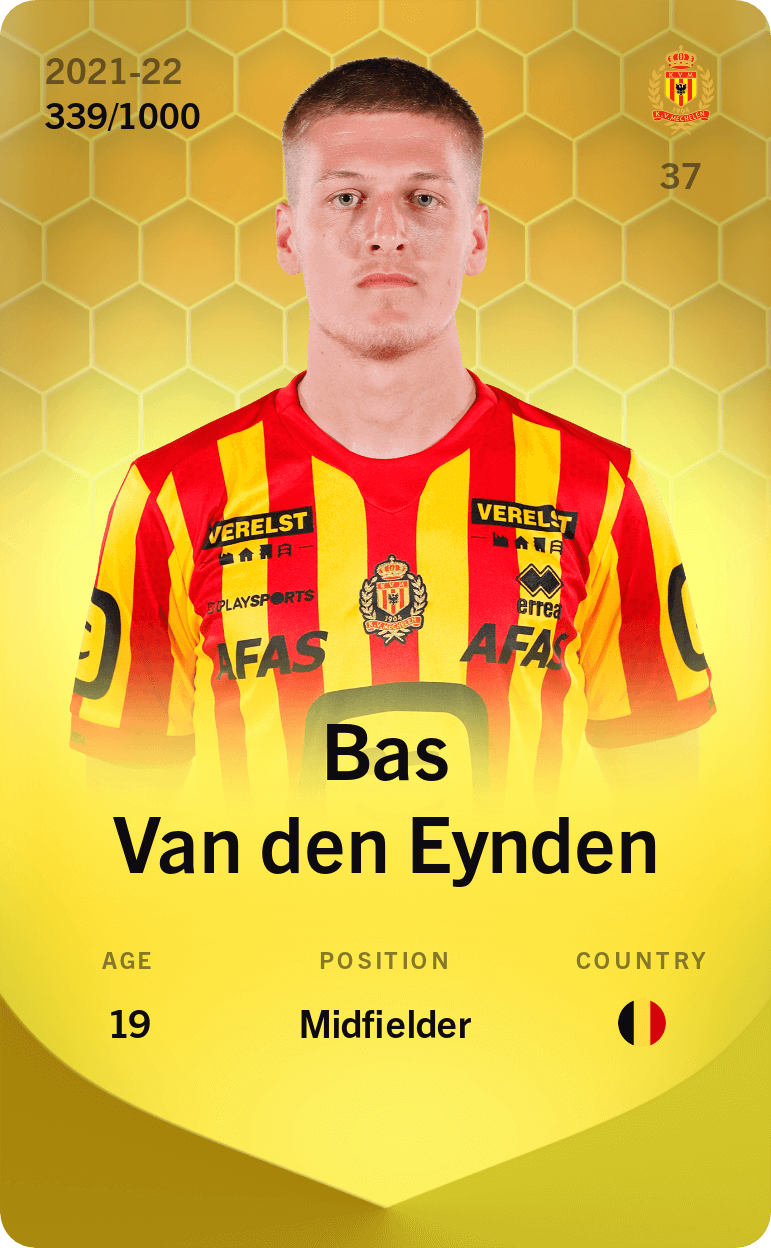 Bas Van den Eynden 2021-22 • Limited 339/1000