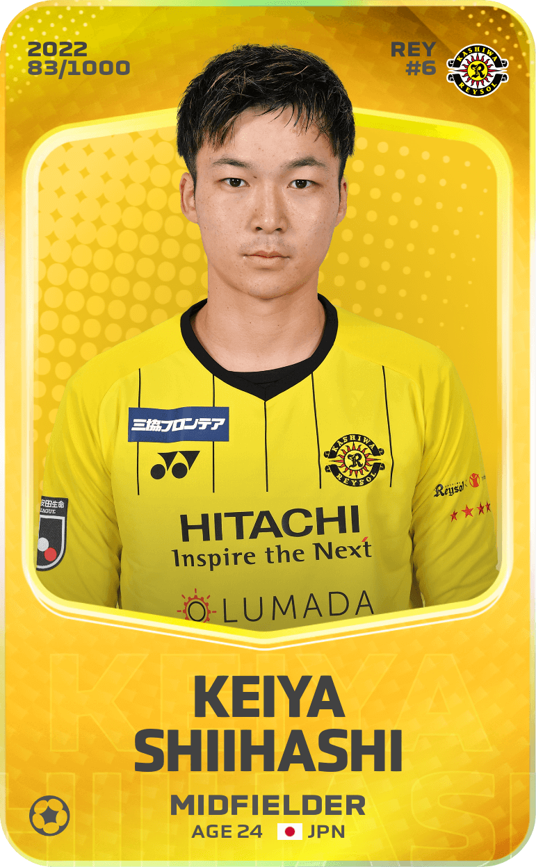 Keiya Shiihashi 2022-23 • Limited 83/1000
