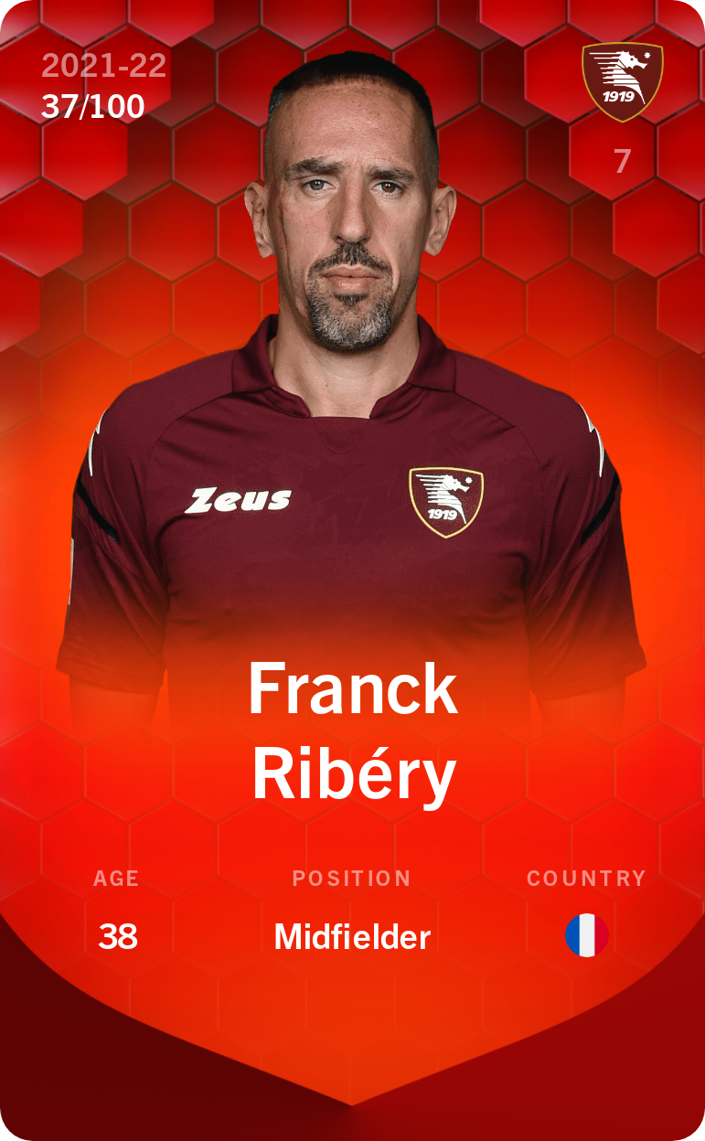 Franck Ribéry 2021-22 • Rare 37/100