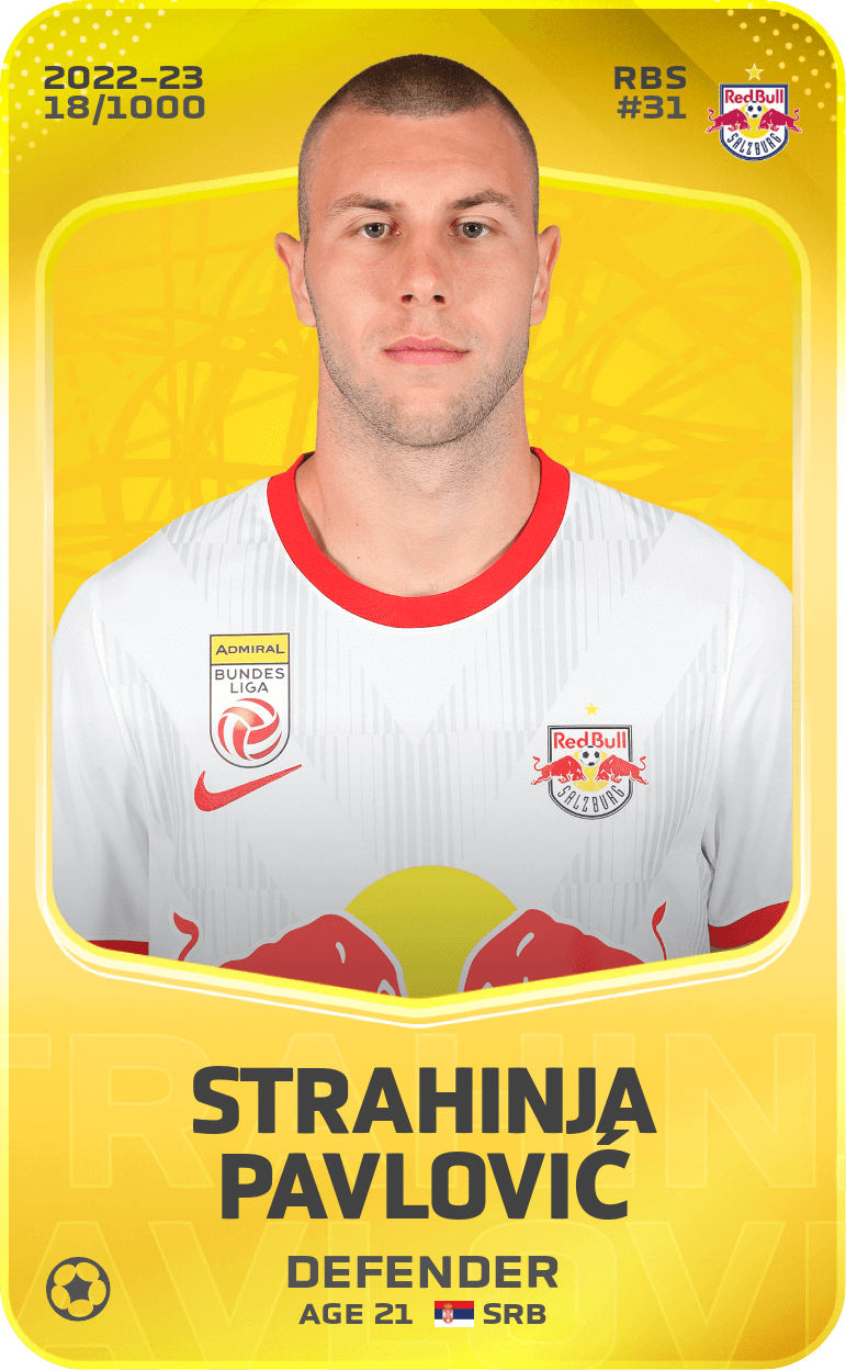 Strahinja Pavlović 2022-23 • Limited 18/1000