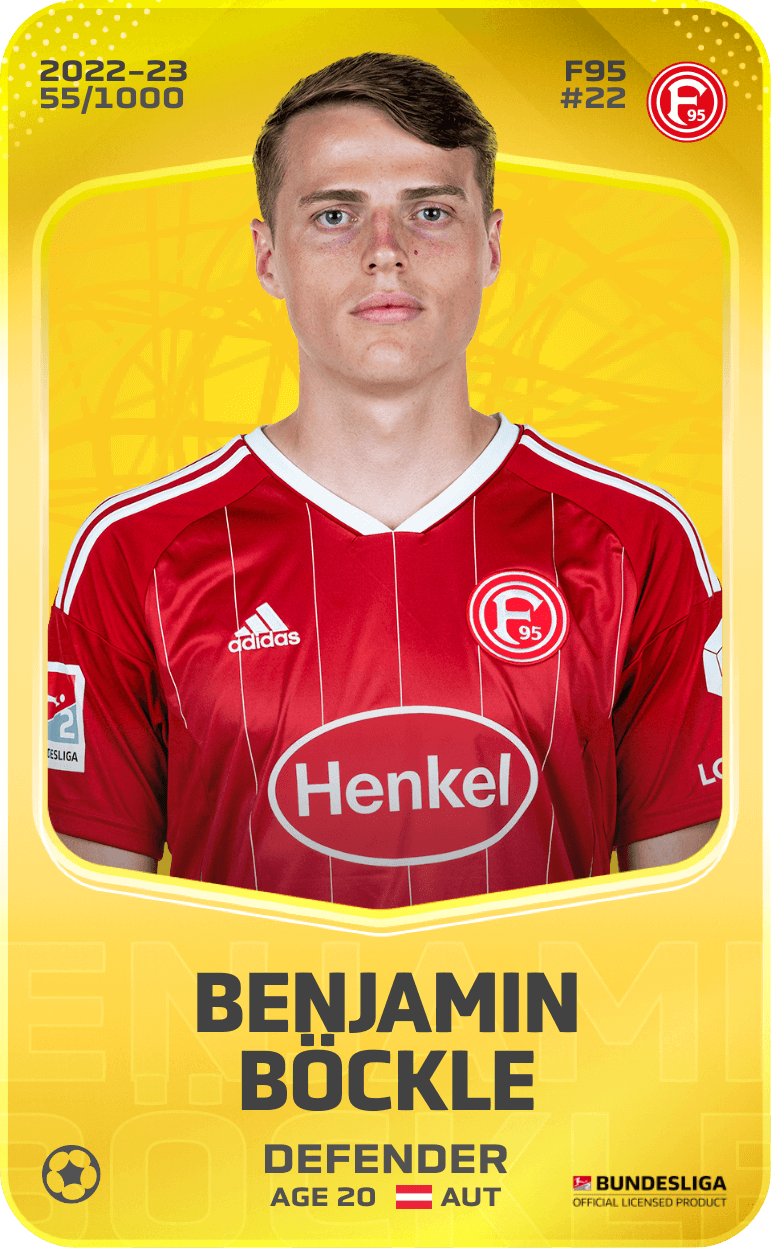 Benjamin Böckle 2022-23 • Limited 55/1000