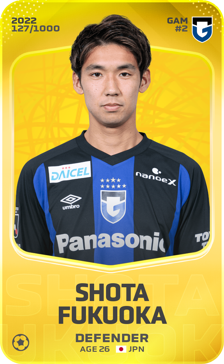 Sorare - Sorare Official - Shota Fukuoka 2022-23 • Limited 127/1000 - NFT # 8999115485947398503970671074430141231901066492973132392725994899958234830919