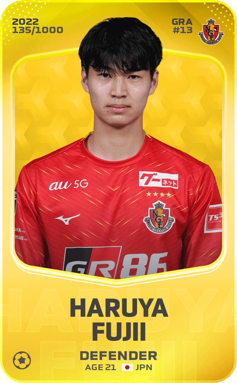Haruya Fujii 2022-23 • Limited 135/1000