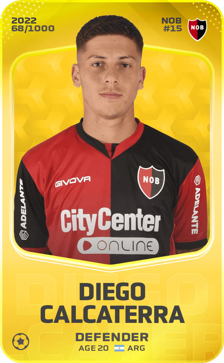 Diego Calcaterra 2022-23 • Limited 68/1000