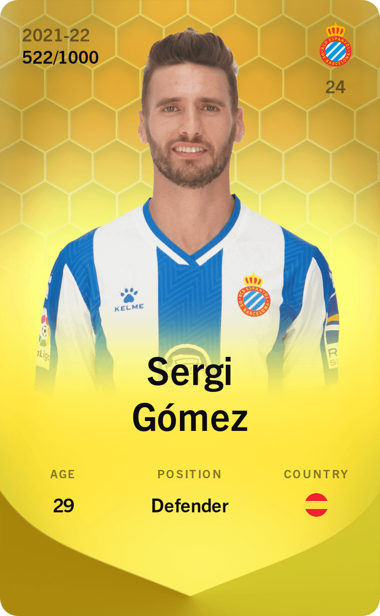 Sergi Gómez 2021-22 • Limited 522/1000