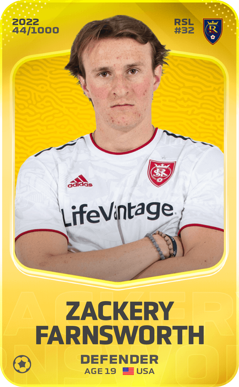 Zackery Farnsworth 2022-23 • Limited 44/1000