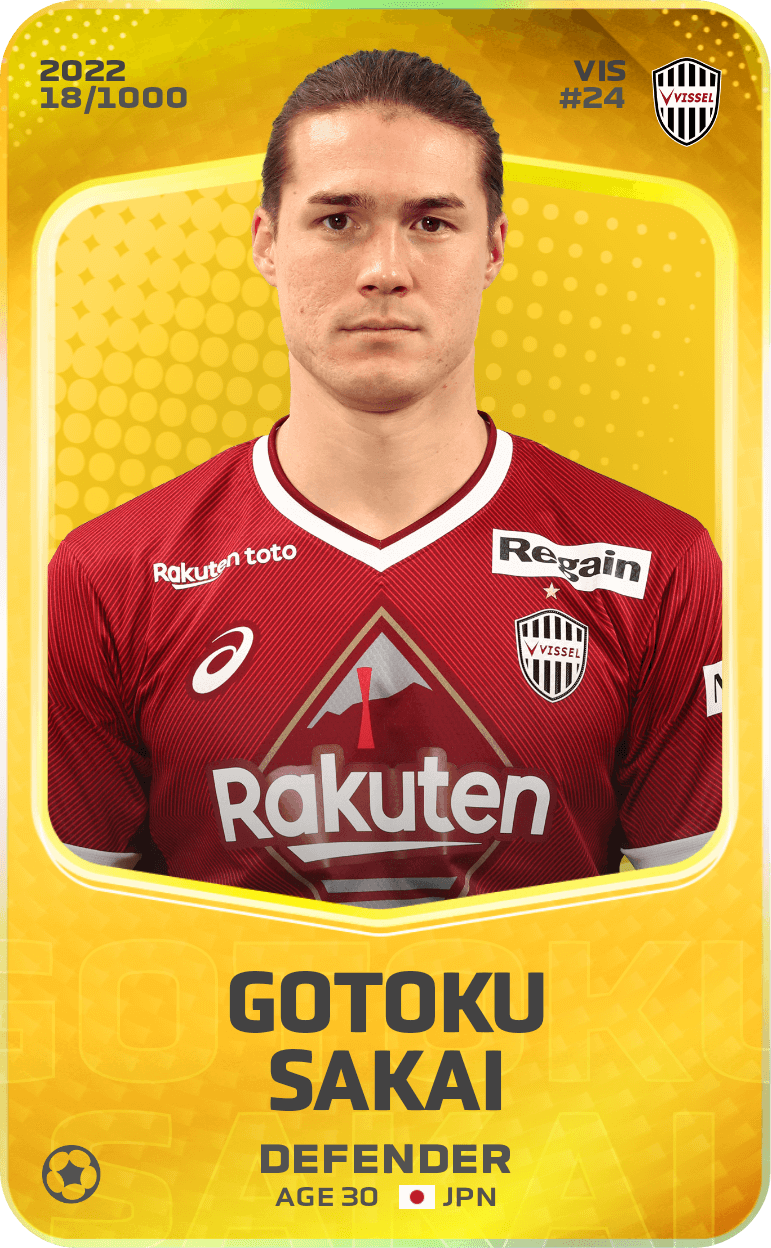 Gotoku Sakai 2022-23 • Limited 18/1000