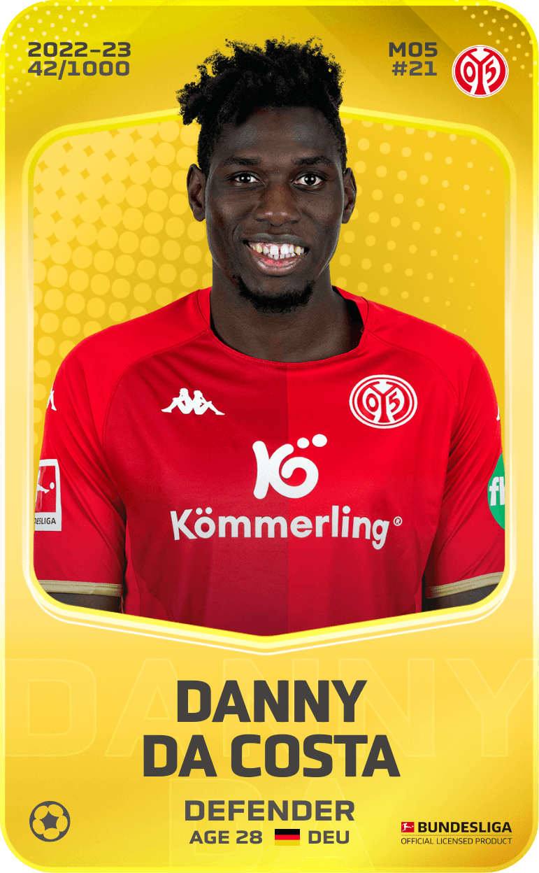 Danny da Costa 2022-23 • Limited 42/1000