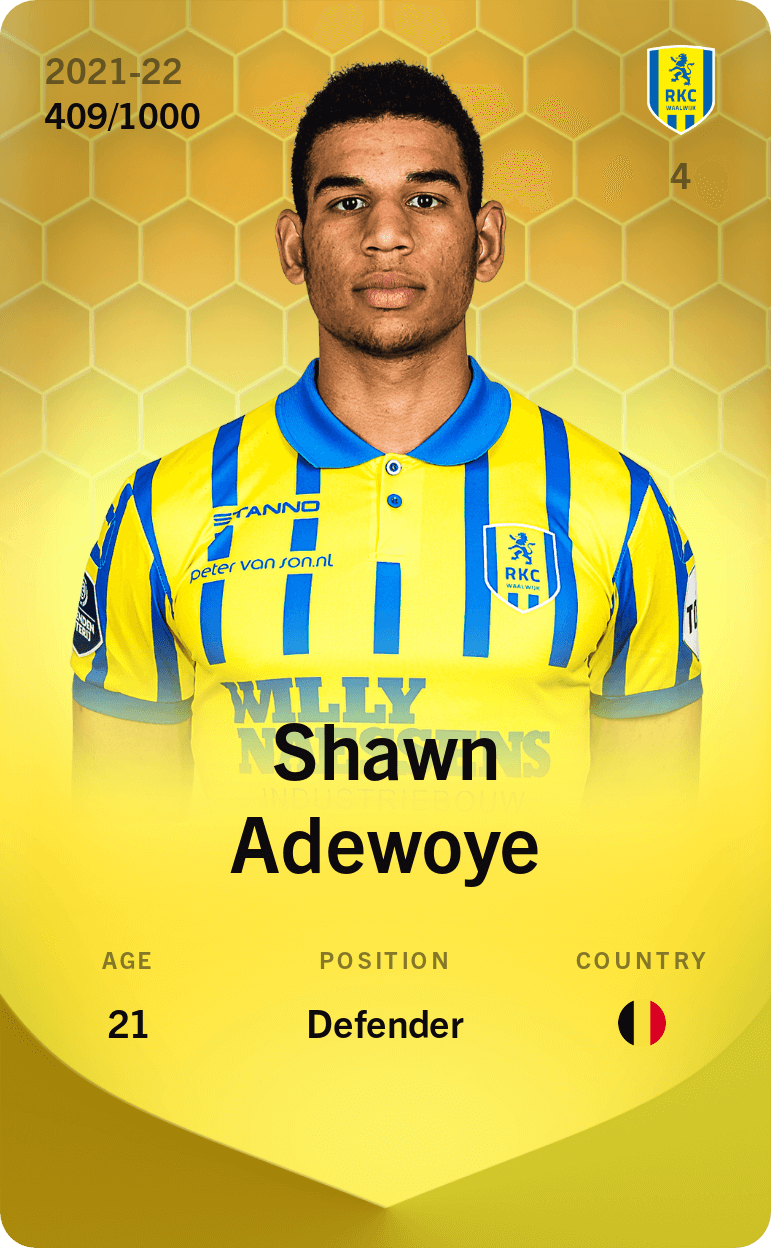 Shawn Adewoye 2021-22 • Limited 409/1000