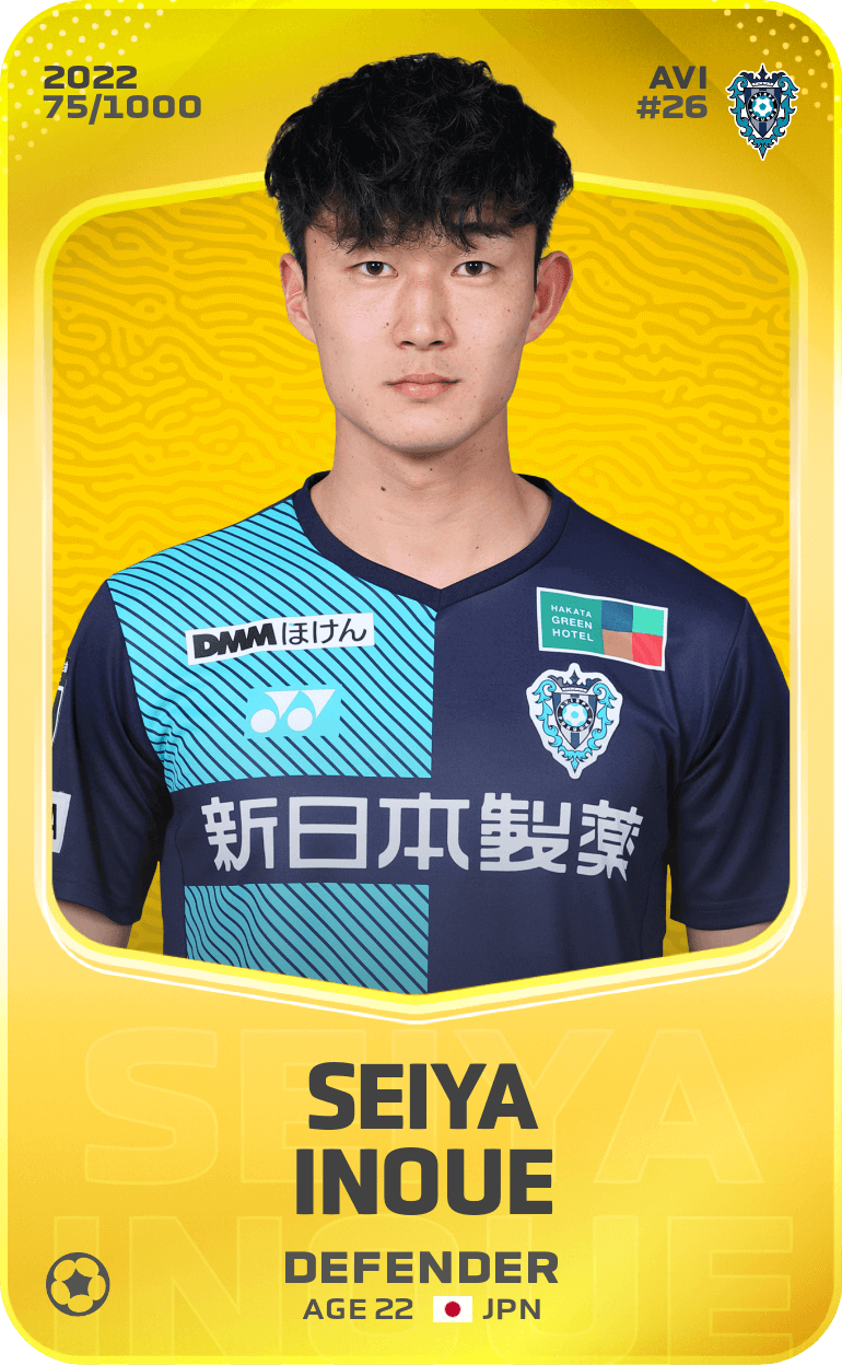 Seiya Inoue 2022-23 • Limited 75/1000