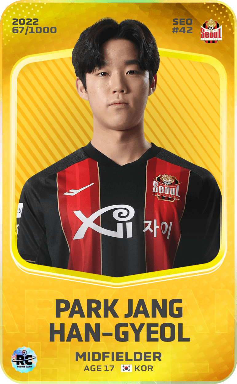 Park Jang Han-Gyeol 2022-23 • Limited 67/1000