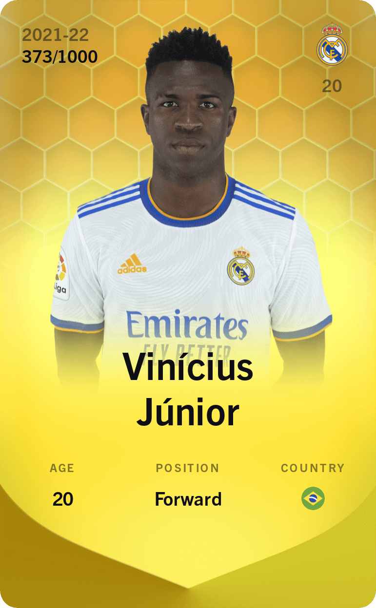 Vinícius Júnior 2021-22 • Limited 373/1000