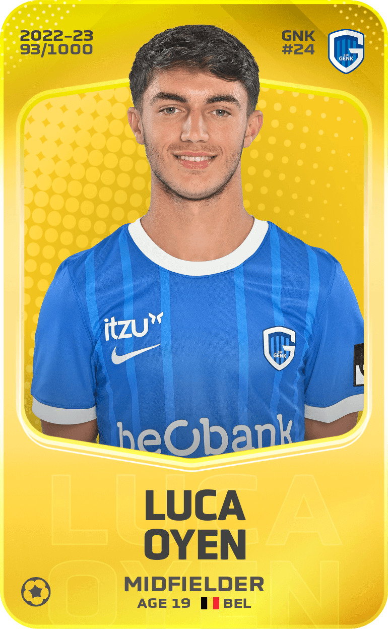 Luca Oyen 2022-23 • Limited 93/1000