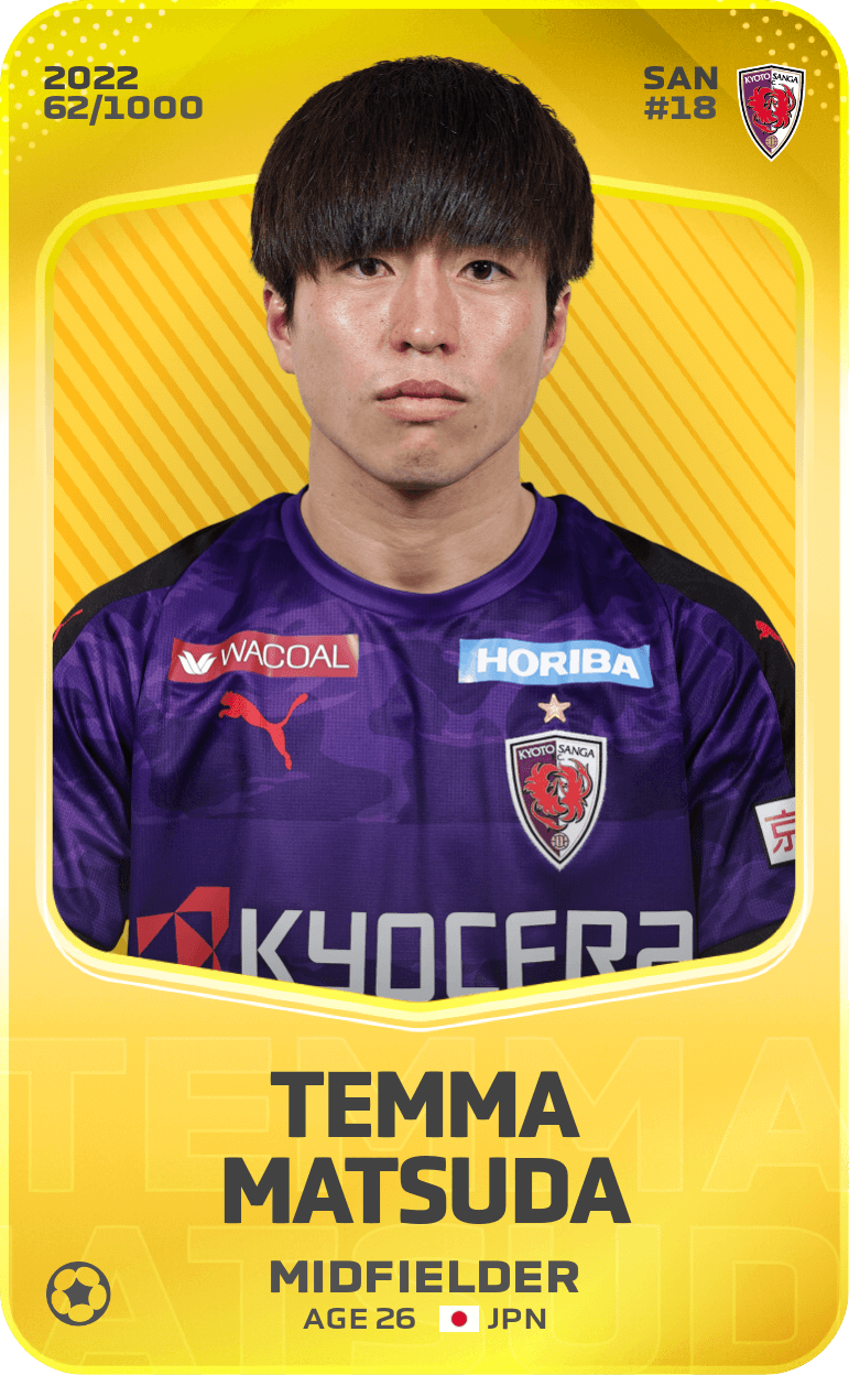 Temma Matsuda 2022-23 • Limited 62/1000