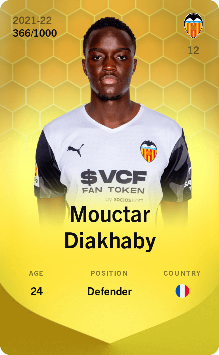 Mouctar Diakhaby 2021-22 • Limited 366/1000