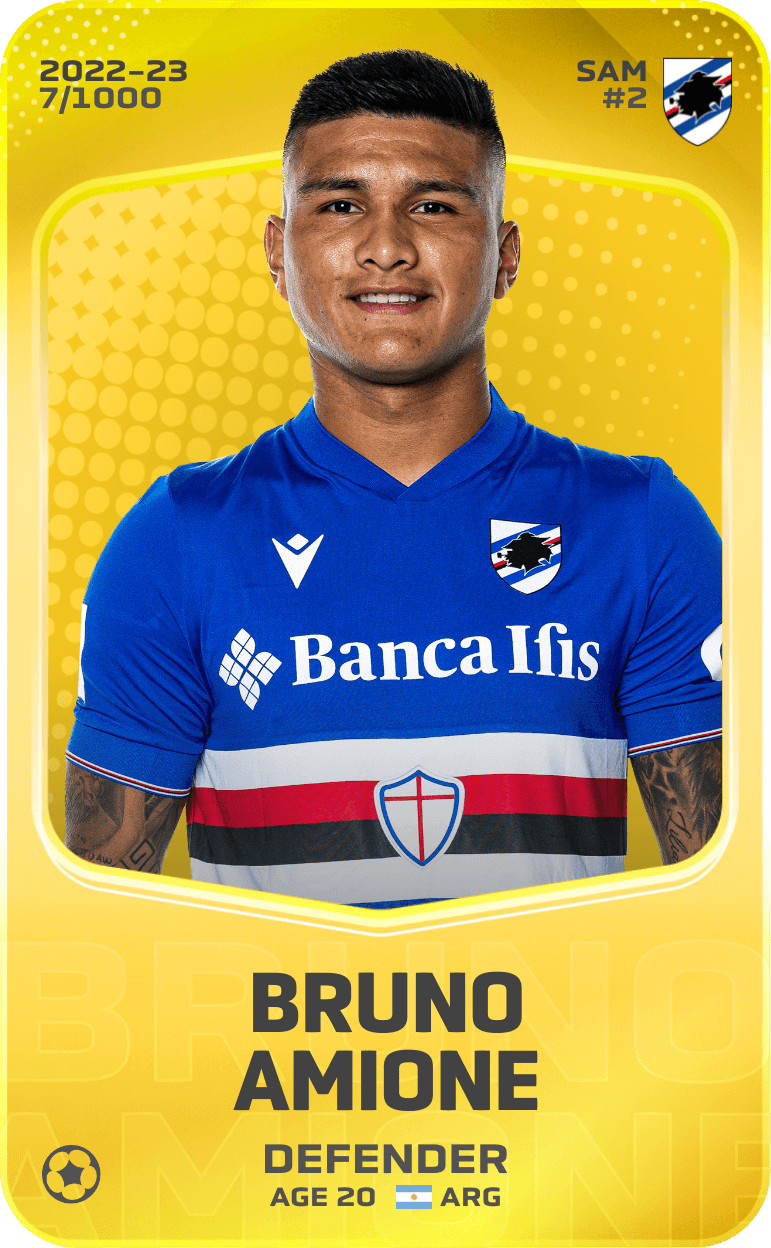 Bruno Amione 2022-23 • Limited 7/1000