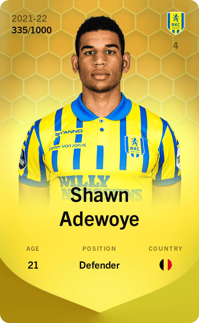 Shawn Adewoye 2021-22 • Limited 335/1000