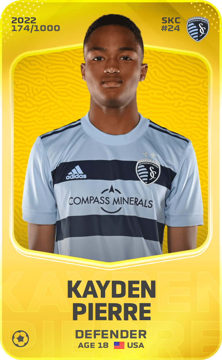 Kayden Pierre 2022-23 • Limited 174/1000