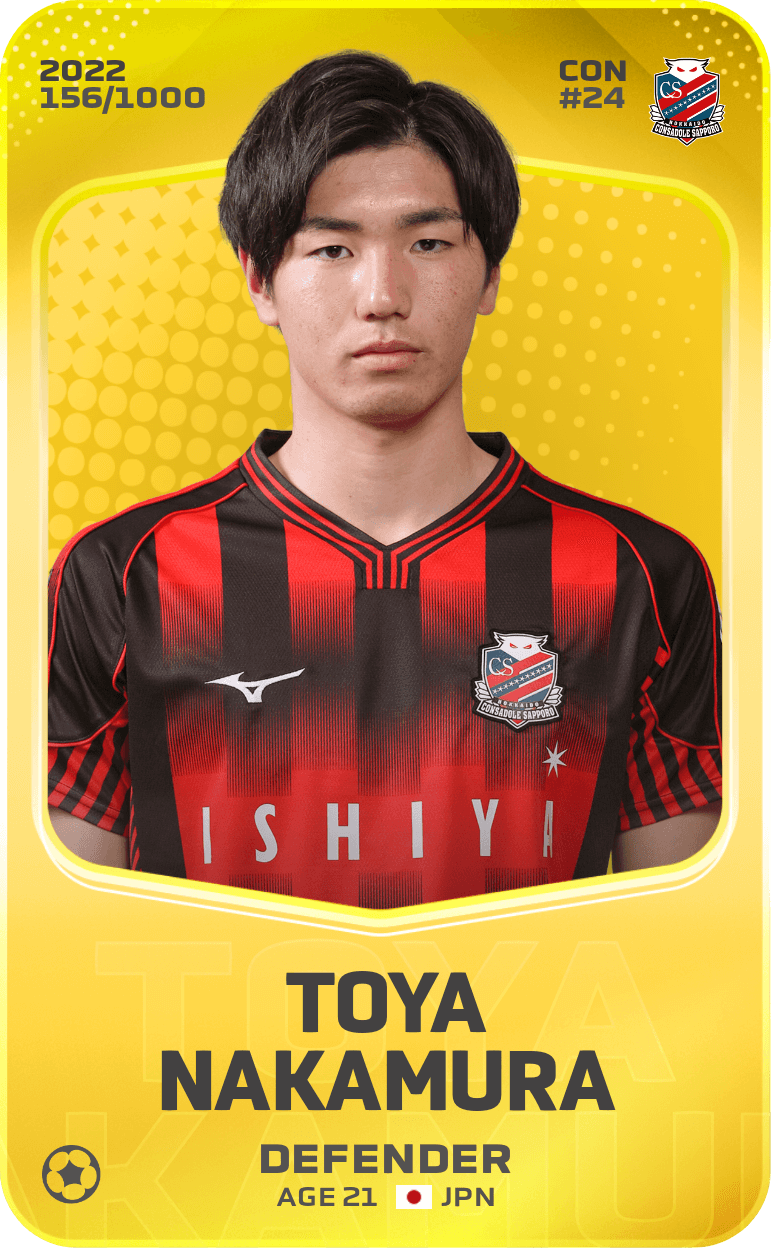Toya Nakamura 2022-23 • Limited 156/1000