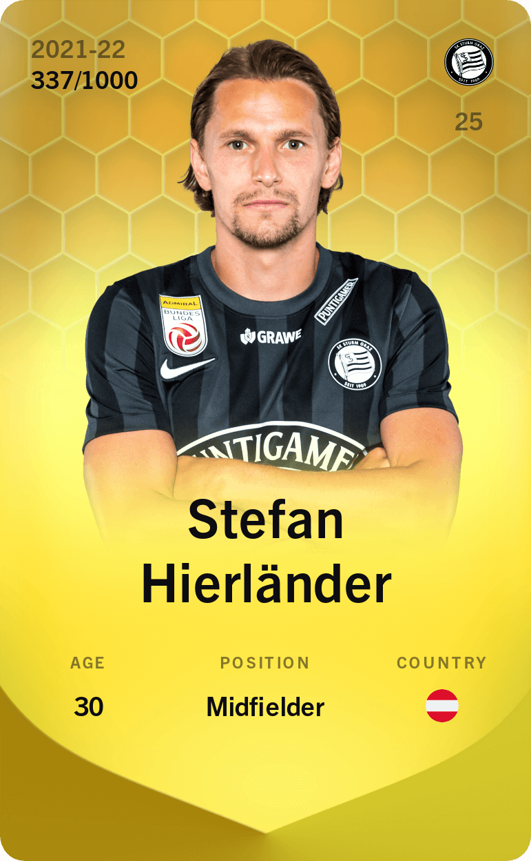 Stefan Hierländer 2021-22 • Limited 337/1000