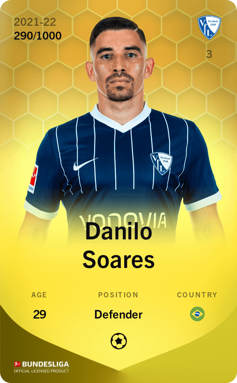 Danilo Soares 2021-22 • Limited 290/1000