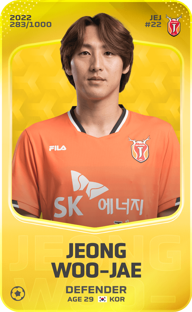 Jeong Woo-Jae 2022-23 • Limited 283/1000
