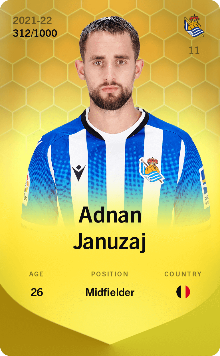 Adnan Januzaj 2021-22 • Limited 312/1000