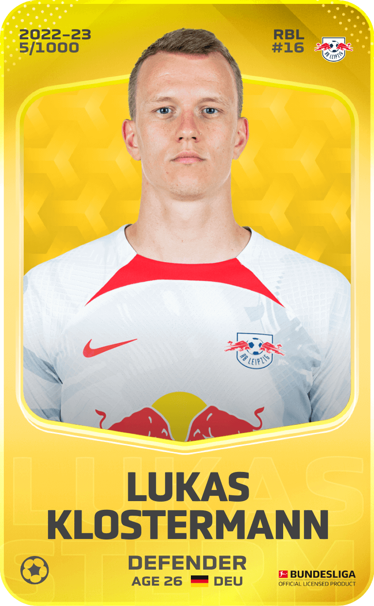 Lukas Klostermann 2022-23 • Limited 5/1000