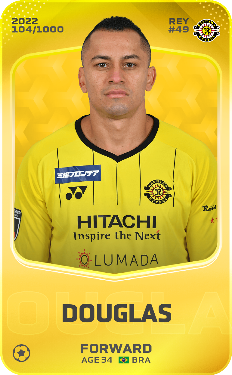 Sorare - Sorare Official - Douglas 2022-23 • Limited 104/1000 - NFT # 10488514127266662731621149525213846052049847867886321439404667241048972793437