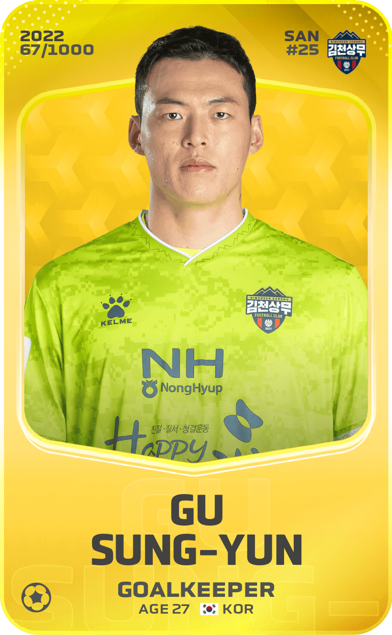 Gu Sung-Yun 2022-23 • Limited 67/1000