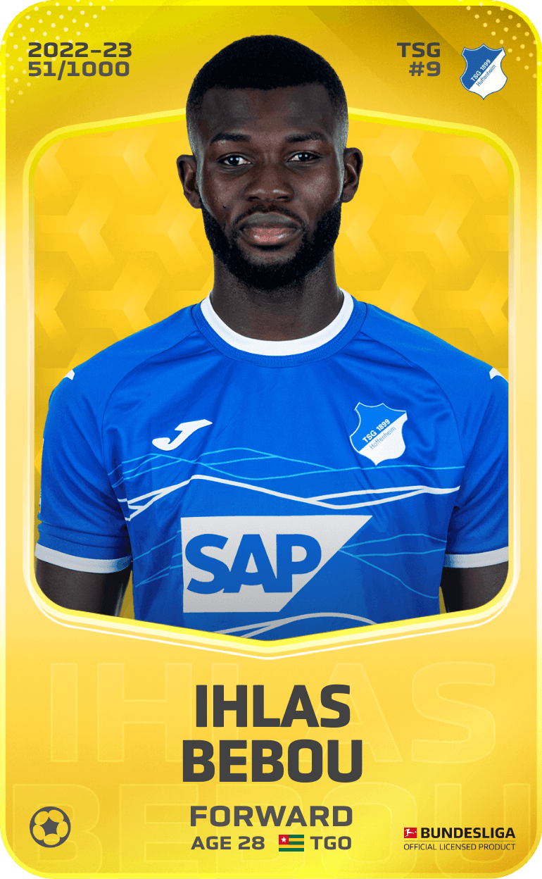 Ihlas Bebou 2022-23 • Limited 51/1000