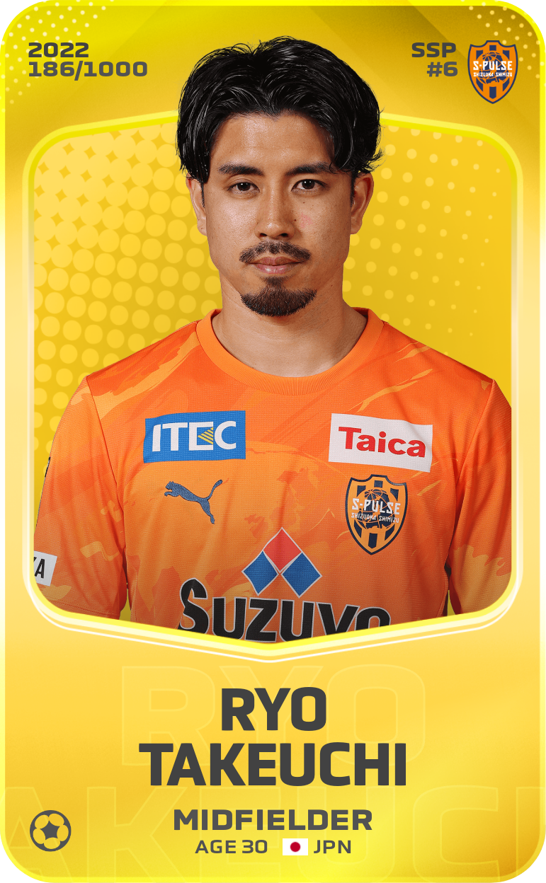 Sorare - Sorare Official - Ryo Takeuchi 2022-23 • Limited 186/1000 - NFT # 33085792930283392536061741228935357182188931186785699715017736828057787994028