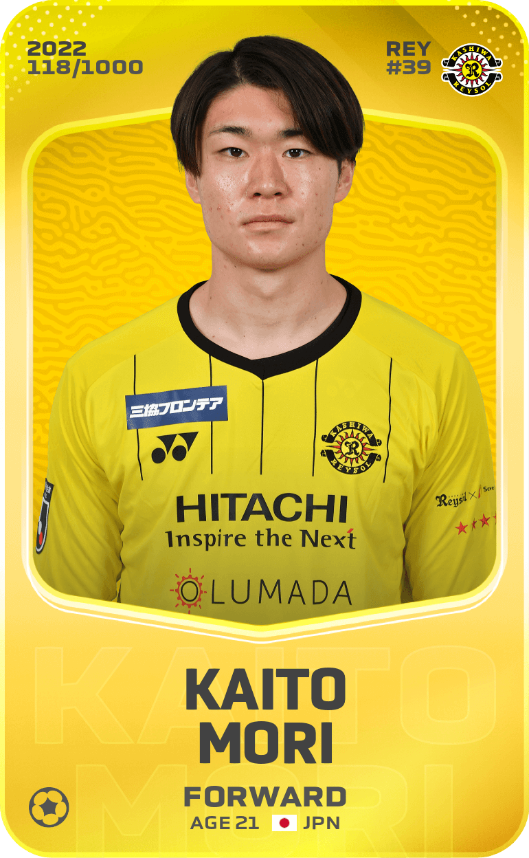 Kaito Mori 2022-23 • Limited 118/1000