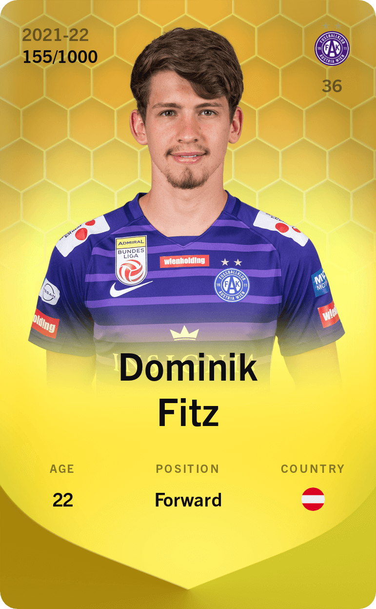 Dominik Fitz 2021-22 • Limited 155/1000