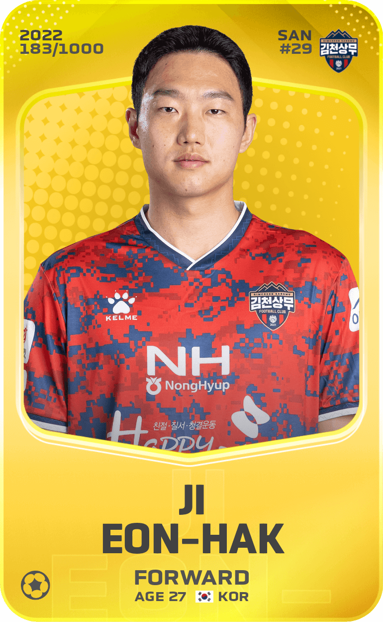 Ji Eon-Hak 2022-23 • Limited 183/1000
