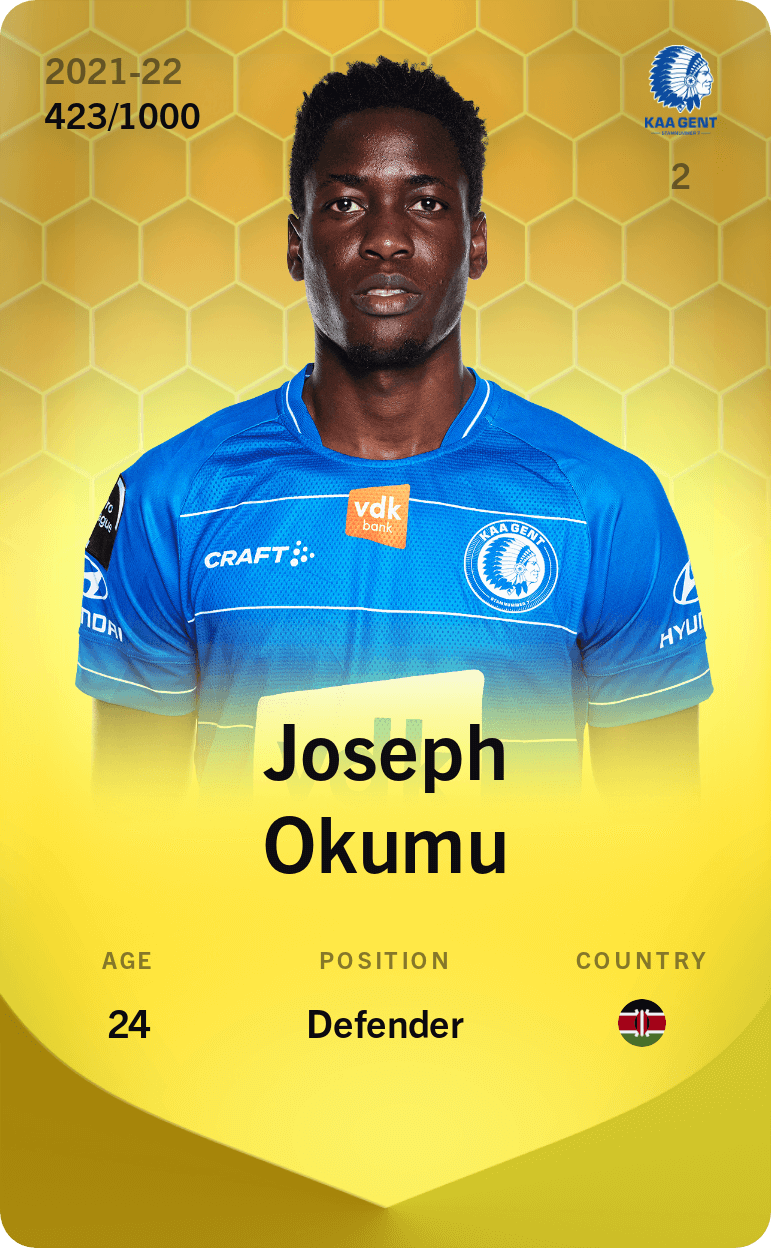 Joseph Okumu 2021-22 • Limited 423/1000