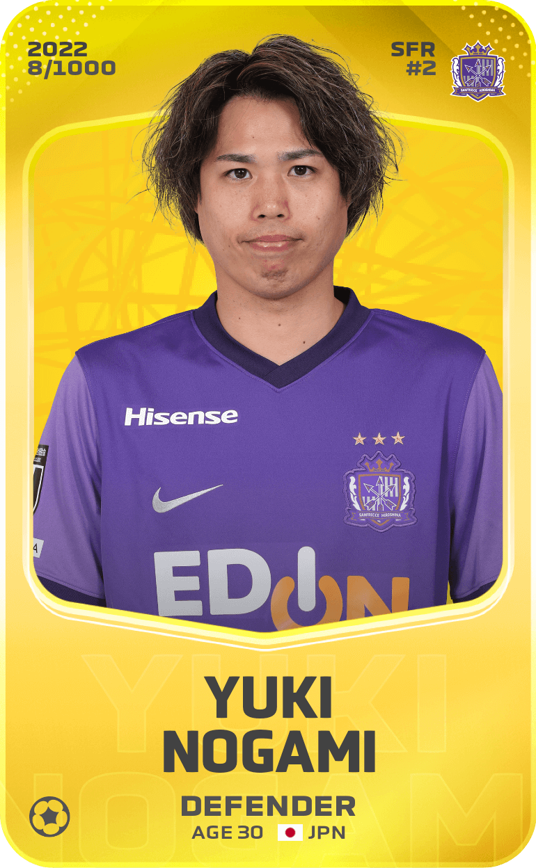 Yuki Nogami 2022-23 • Limited 8/1000