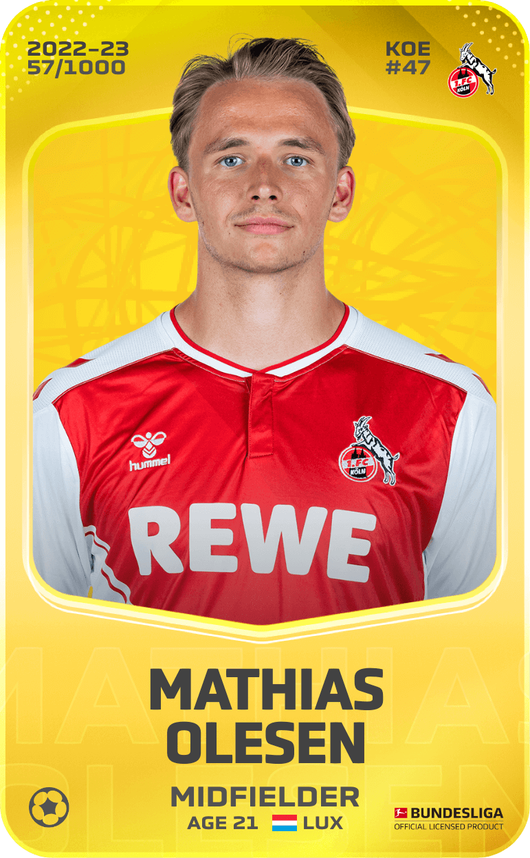 Mathias Olesen 2022-23 • Limited 57/1000